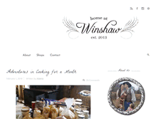 Tablet Screenshot of home-at-winshaw.com